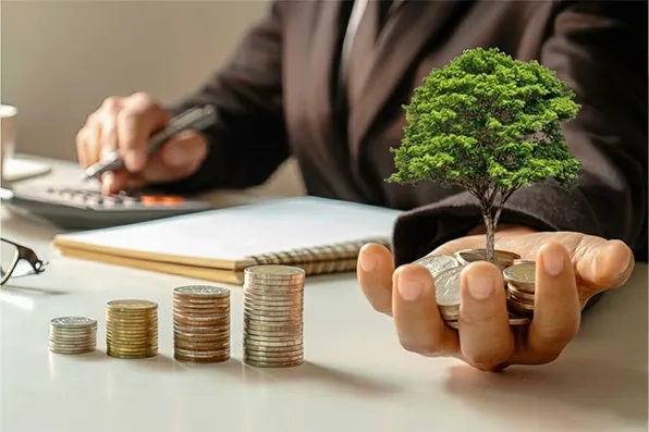 Happy multi-generational family laughing together outdoors